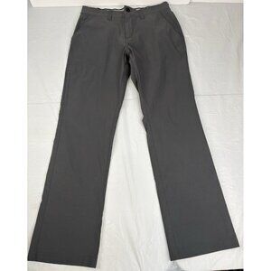 Orvis Water Resistant Tech Pants Nylon Men’s Sz 34x31 Grey Stretch 1525905